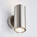 Saxby OD51004 Odi 2lt wall 35W Satin nickel effect plate 2 x 35W GU10 reflector (Required) - westbasedirect.com