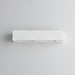 Saxby 10400 Box 2lt wall 28W White plaster & frosted glass 2 x 28W G9 clear capsule (Required) - westbasedirect.com