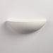 Saxby 10401 Mini crescent 1lt wall 40W White plaster 40W E27 GLS (Required) - westbasedirect.com