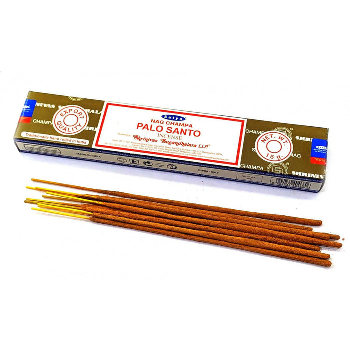 Satya Palo Santo 15g | 1 Pack (12 Sticks) - westbasedirect.com