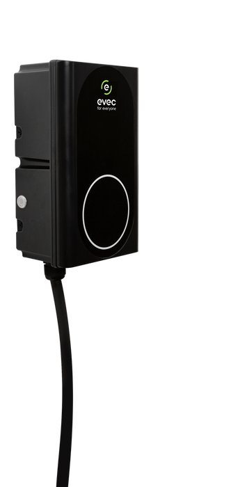 EVEC VEC03 Wall Mounted Smart EV Charger 7.4kW Single Phase Tethered Universal Socket Type 2 5M