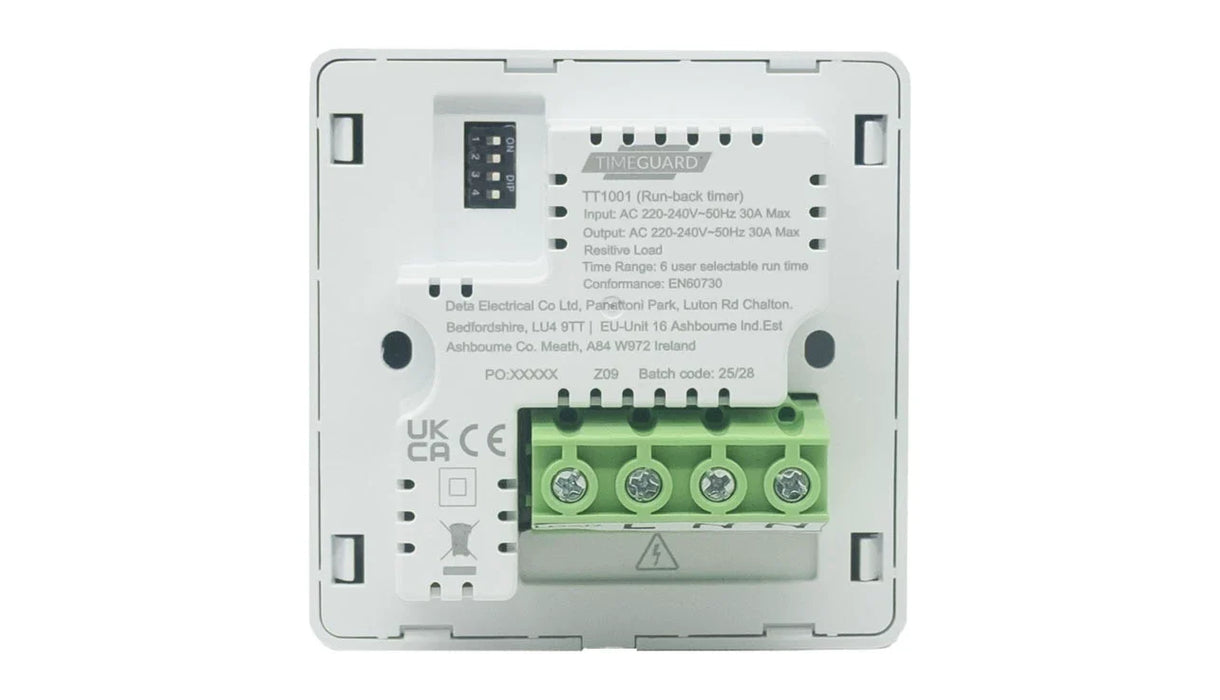 Timeguard TT1001 HobGuard 1 Gang 30A Hob Timer Switch - westbasedirect.com
