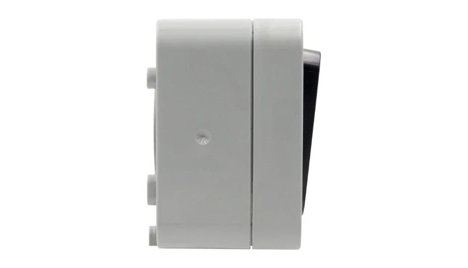 Timeguard TW1222 Weathersafe IP66 Twin Gang 2 Way 20AX Switch with Neon - westbasedirect.com
