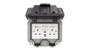 Timeguard TW1409DPA Weathersafe IP66 2 Gang 13A Switched Socket DP with Active RCD - westbasedirect.com