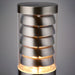 Saxby 13922 Tango post IP44 8W Brushed stainless steel & clear pc 8W LED E27 Cool White (Required) - westbasedirect.com