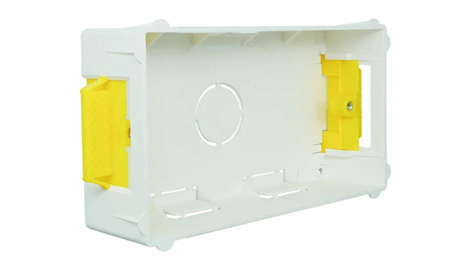 Deta TDL3592 Tower 2 Gang 35mm Flush Fast Fit Dry Lining Box Lipless/Trimless