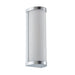 Saxby 39363 Ice 2lt wall IP44 28W Chrome effect plate & matt opal duplex glass 2 x 28W G9 clear capsule (Required) - westbasedirect.com