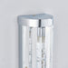 Saxby 39629 Crystal 2lt wall IP44 18W Chrome effect plate & clear crystal (k9) glass detail 2 x 18W G9 clear capsule (Required) - westbasedirect.com