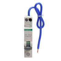 Crabtree 61/BM1630 Starbreaker 16A 30mA SP+N B Curve 6kA Type A Compact Bi-Directional RCBO