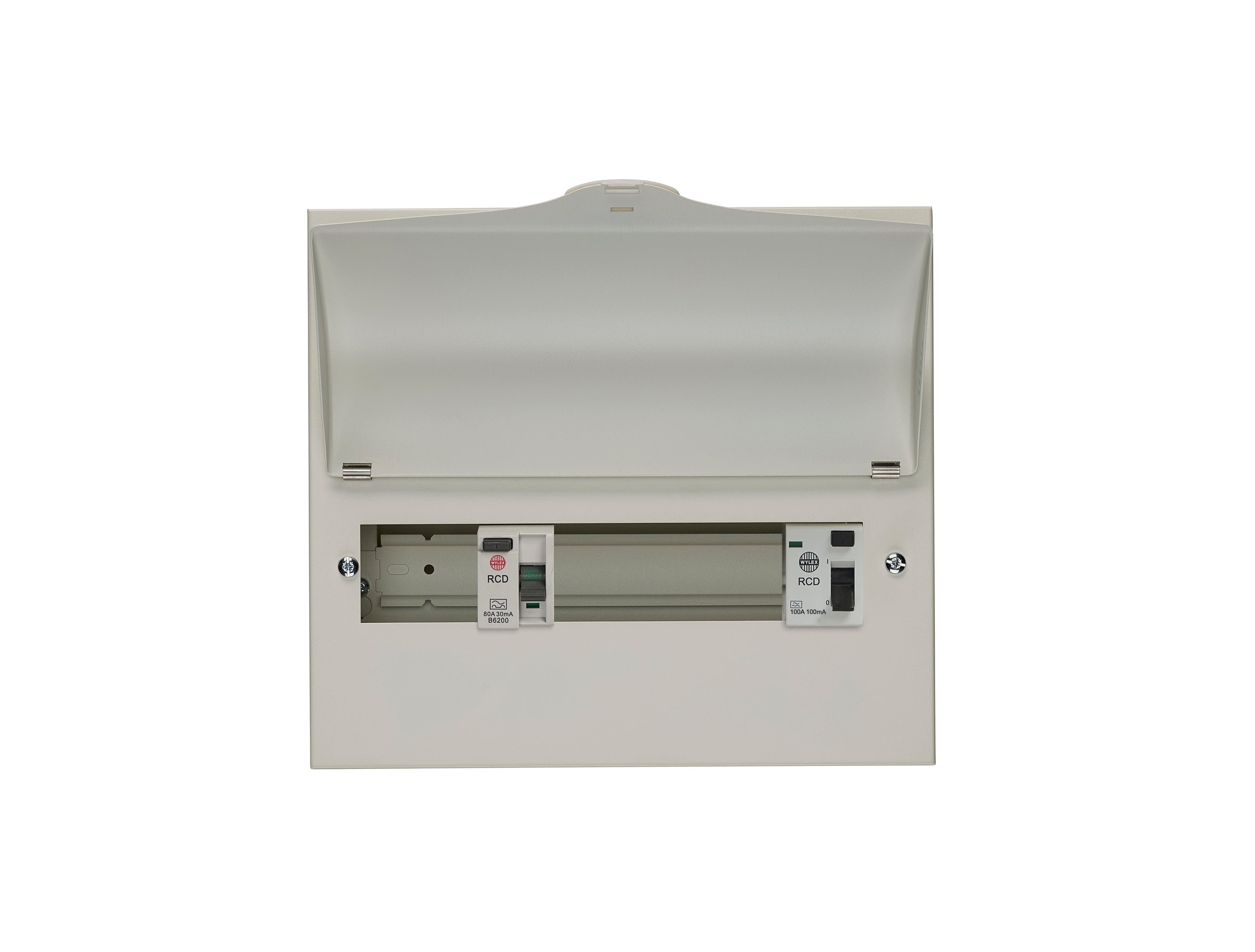 Wylex NMSTM9SLM 9 Way Split Load Consumer Unit with 100A 100mA Time De ...
