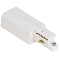 Aurora GB12-3 250V Global Live End Connector Right Hand Single Circuit Track White
