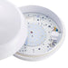 Saxby 46428 Vigor LED IP65 16W Gloss white & opal pc 16W LED module (SMD 5630) Cool White - westbasedirect.com