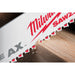 Milwaukee 48475021 SAWZALL 150mm 5TPi Wood with Nails Heavy Duty Demolition Saw Blade - Pack of 5 - westbasedirect.com