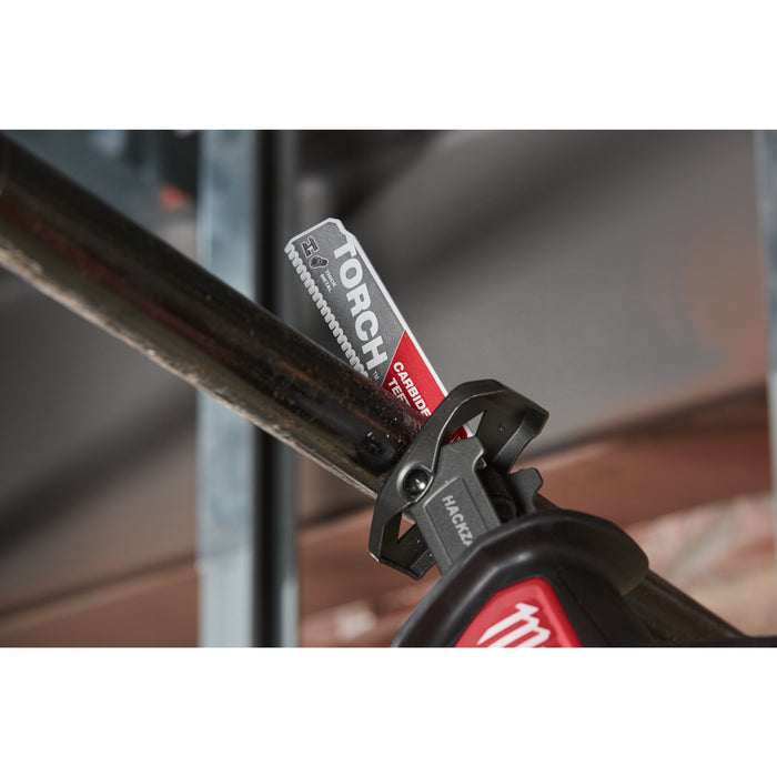Milwaukee 48475551 SAWZALL 150mm 10TPi Metal Heavy Duty Touch Carbide Teeth Saw Blade - Pack of 5 - westbasedirect.com