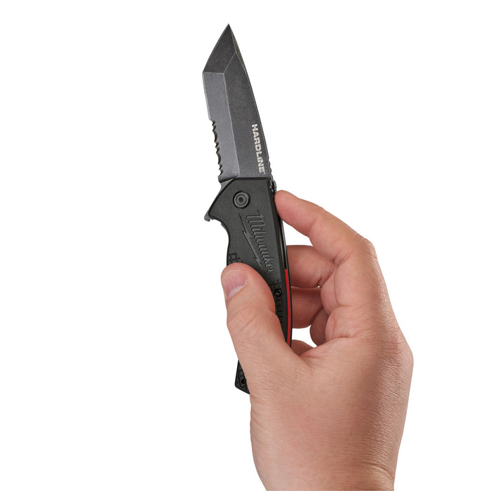 Milwaukee 48221998 Hardline Folding Knife Serrated