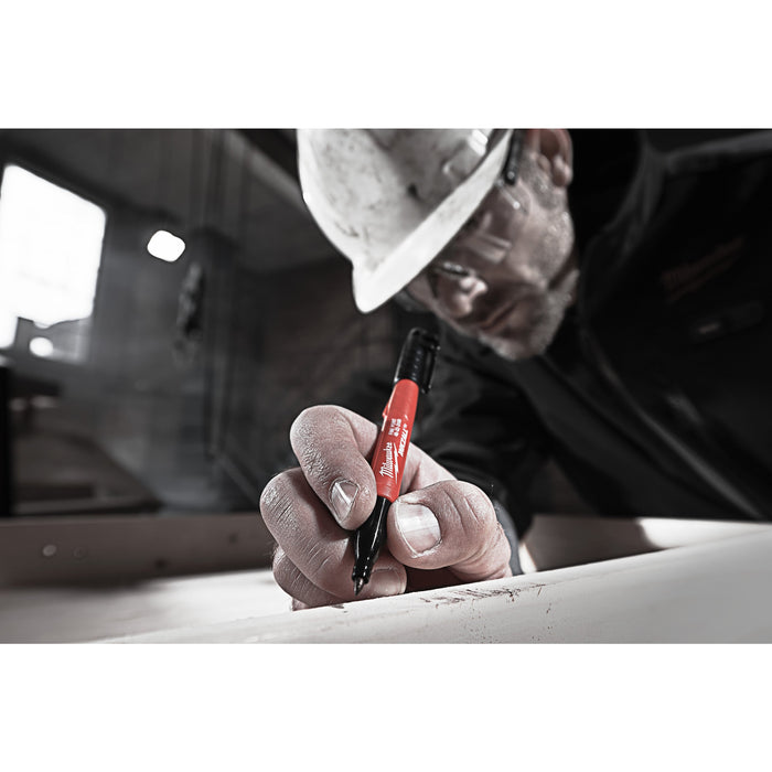 Milwaukee 4932480551 INKZALL Marker Pen Set Black - 4 Piece - westbasedirect.com