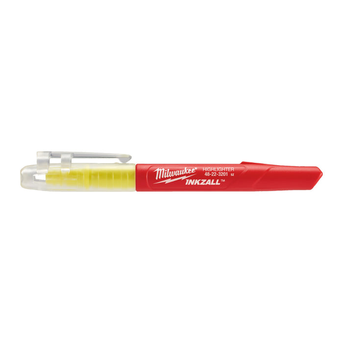 Milwaukee 48223201 INKZALL Highlighter Yellow - 5 Piece