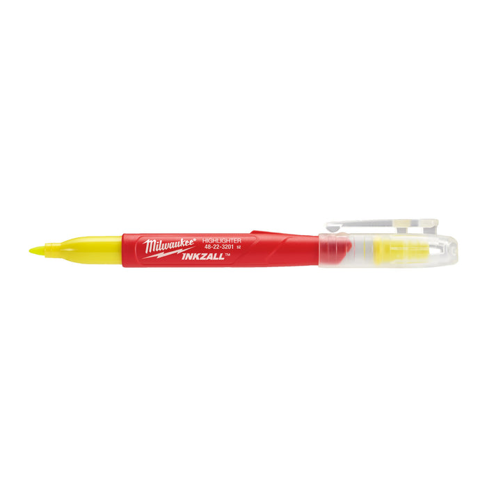 Milwaukee 48223201 INKZALL Highlighter Yellow - 5 Piece