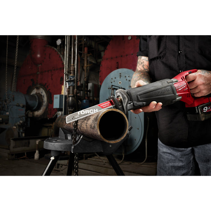 Milwaukee 48475202 SAWZALL 230mm 8TPi Metal Heavy Duty Touch Carbide Teeth Saw Blade - westbasedirect.com