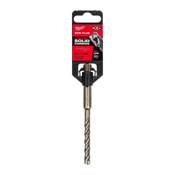 Milwaukee 4932352019 SDS-Plus MX4 Drill Bit 7x110mm - westbasedirect.com