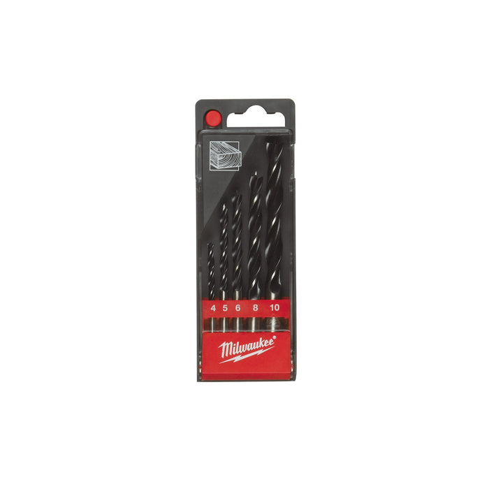 Milwaukee 4932352465 Wood Brad Point Drill Bit Set - 5 Piece - westbasedirect.com