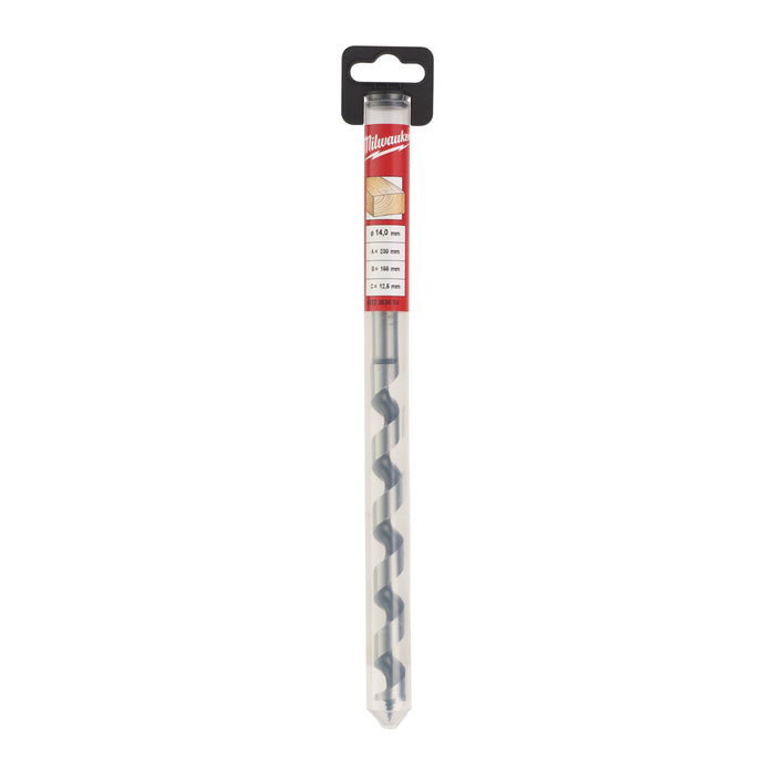 Milwaukee 4932363684 Wood Auger Drill Bit 14x230mm - westbasedirect.com