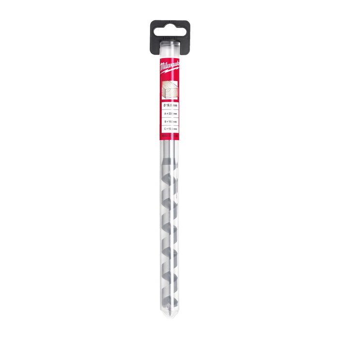 Milwaukee 4932363685 Wood Auger Drill Bit 16x230mm - westbasedirect.com