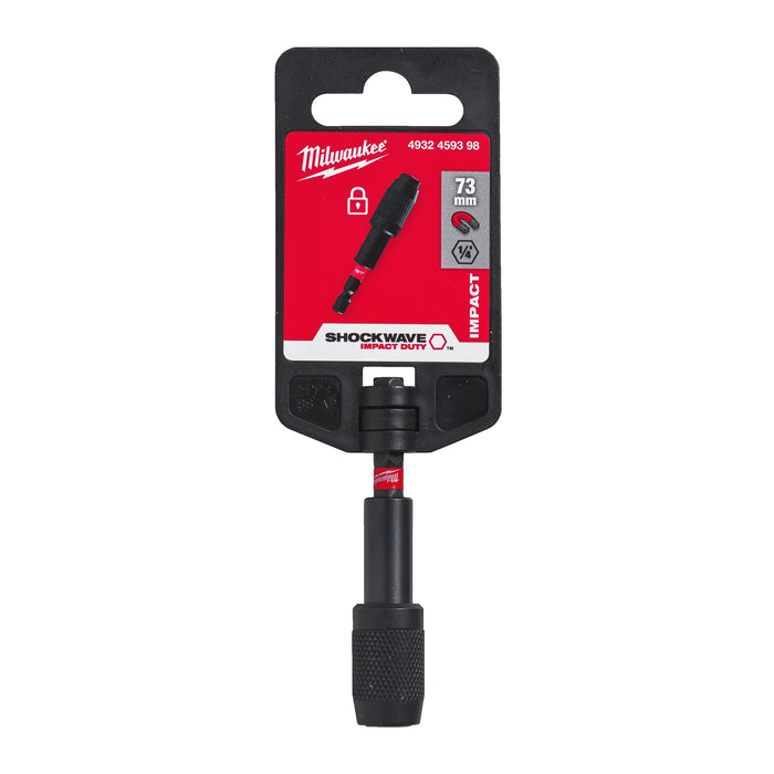 Milwaukee 4932459398 SHOCKWAVE Impact Duty Magnetic Screwdriver Bit Holder 73mm - westbasedirect.com