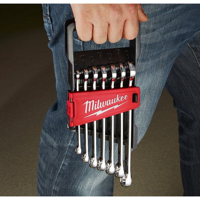 Milwaukee 4932464257 7 Piece MAXBITE Metric Combination Spanner Set - westbasedirect.com