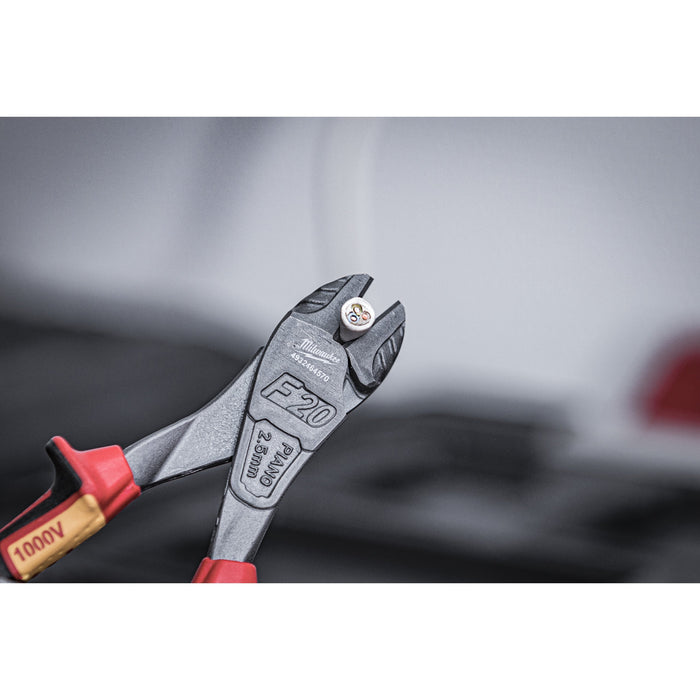 Milwaukee 4932464570 VDE Heavy Duty Diagonal Cutter 200mm - westbasedirect.com