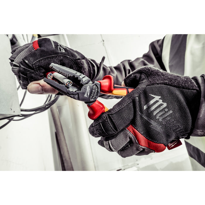 Milwaukee 4932464572 VDE Combination Plier 180mm - westbasedirect.com