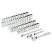 Milwaukee 4932464944 1/4" Drive 50-piece Ratchet + Socket Set SAE + Metric - westbasedirect.com