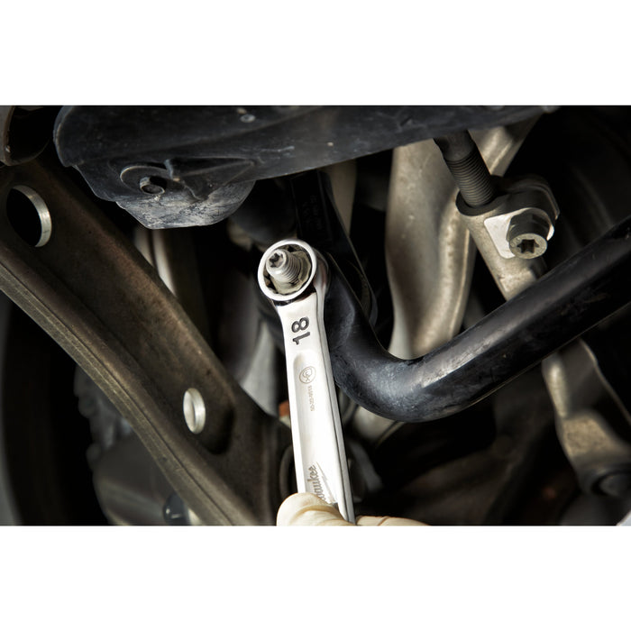 Milwaukee 4932464994 15 Piece MAXBITE Ratcheting Metric Combination Spanner Set - westbasedirect.com