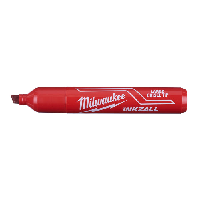 Milwaukee 4932471556 INKZALL Red L Chisel Tip Marker Pen