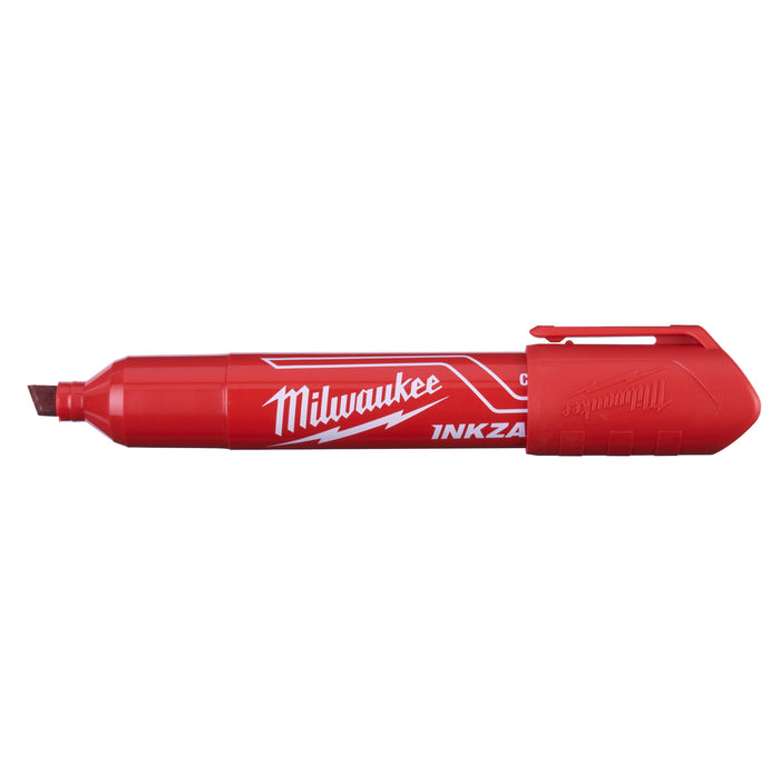 Milwaukee 4932471556 INKZALL Red L Chisel Tip Marker Pen