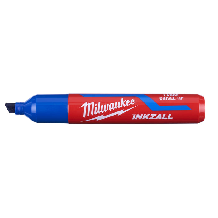 Milwaukee 4932471557 INKZALL Blue L Chisel Tip Marker Pen