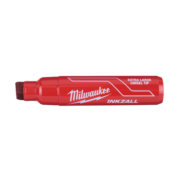 Milwaukee 4932471560 INKZALL Red XL Chisel Tip Marker Pen