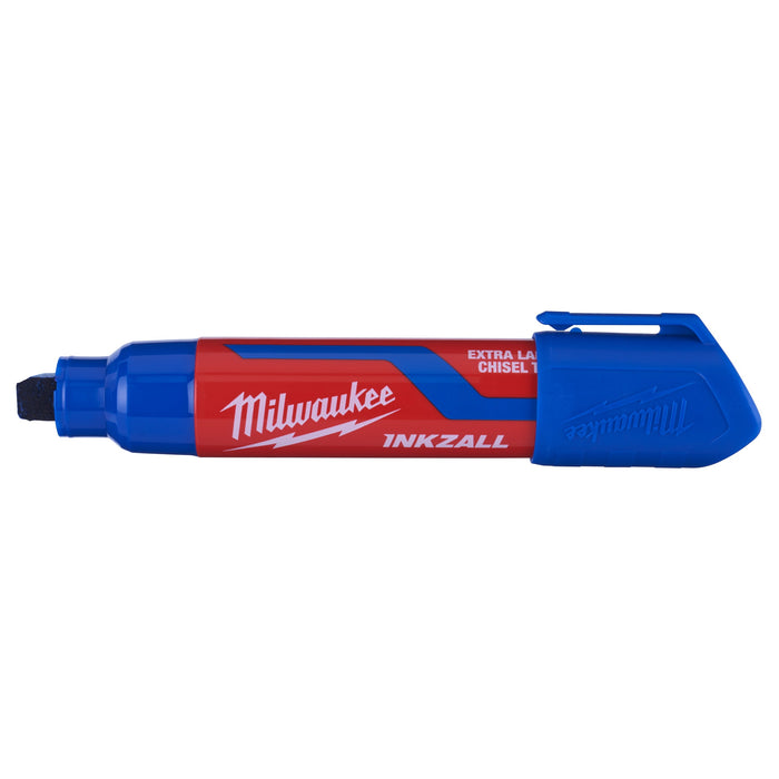 Milwaukee 4932471561 INKZALL Blue XL Chisel Tip Marker Pen