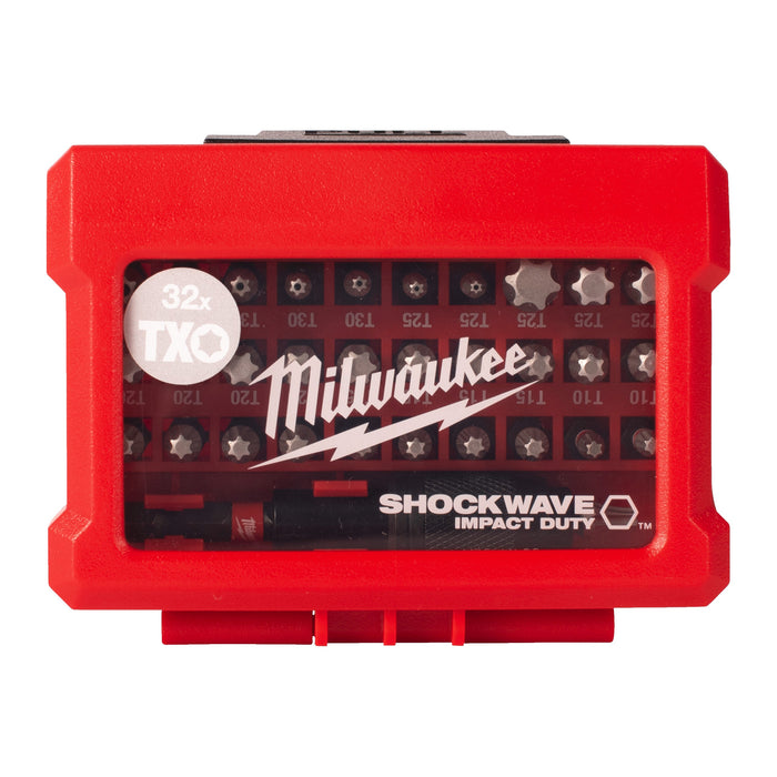 Milwaukee 4932471586 SHOCKWAVE Impact Duty Torx Screwdriver Bit Set - 32 Piece - westbasedirect.com