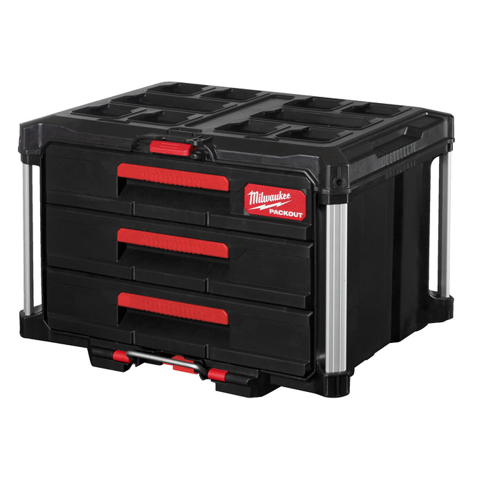 Milwaukee 4932472130 PACKOUT 3 Drawer Tool Box - westbasedirect.com