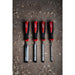Milwaukee 4932479897 Beveled Edge Chisel Set - 4 Piece - westbasedirect.com