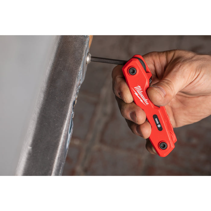 Milwaukee 4932480978 Metric Folding Hex Key Set - 8 Piece - westbasedirect.com
