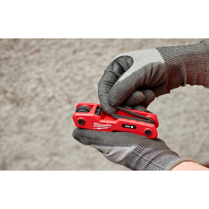 Milwaukee 4932493614 Imperial Folding Hex Key Set - 9 Piece