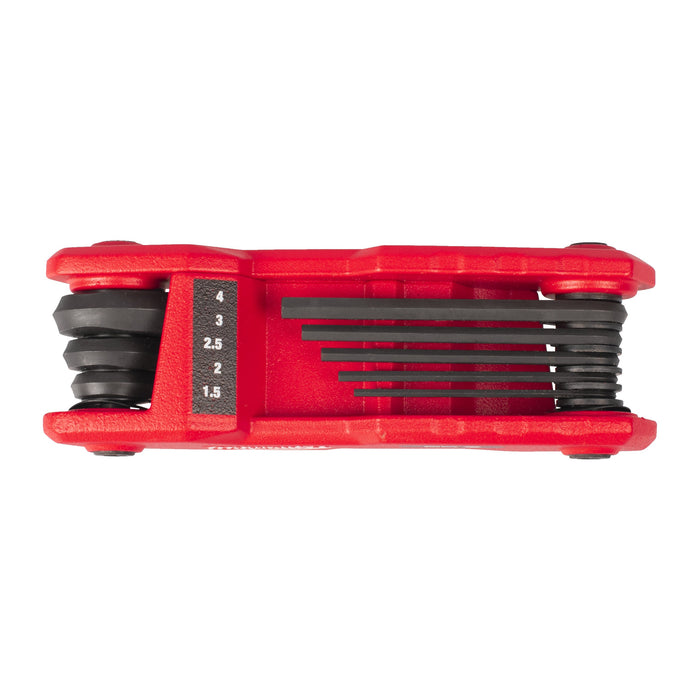 Milwaukee 4932480978 Metric Folding Hex Key Set - 8 Piece - westbasedirect.com