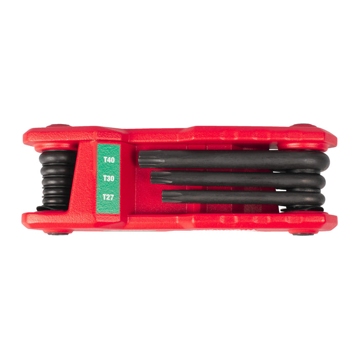 Milwaukee 4932480979 Folding Torx Key Set - 8 Piece