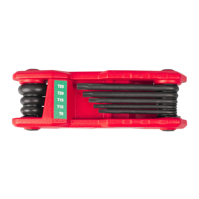 Milwaukee 4932480979 Folding Torx Key Set - 8 Piece