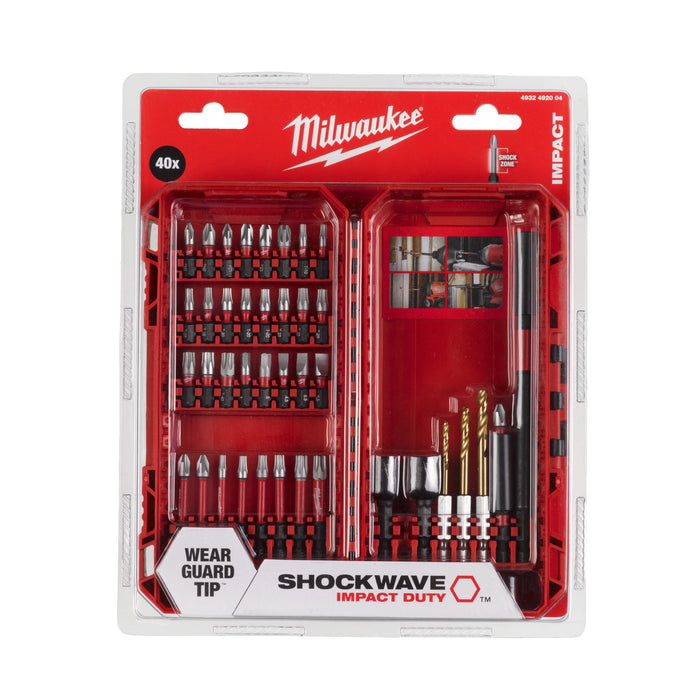 Milwaukee 4932492004 SHOCKWAVE Impact Duty Screwdriver Bit - 40 Piece - westbasedirect.com