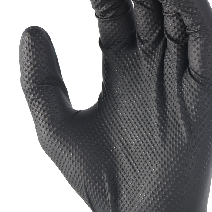 Milwaukee 4932493236 Black Nitrile Disposable Gloves - 10/XL - Pack of 50