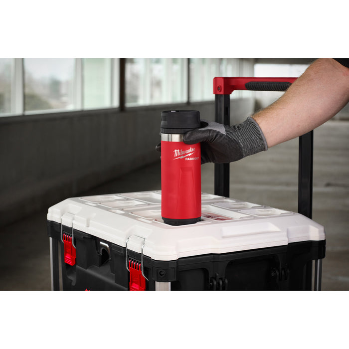 Milwaukee 4932493473 PACKOUT 532ml Bottle Sip Lid Red - westbasedirect.com