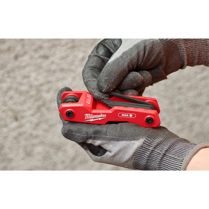Milwaukee 4932493614 Imperial Folding Hex Key Set - 9 Piece